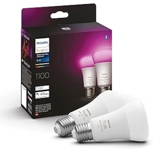 Philips HueWCA 9-75W Renkli Akıllı Ampul 2li Ekopaket E27 Bluetooth Özellikli