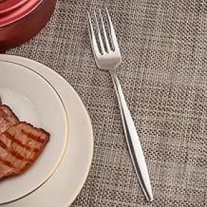 Porsima Parma 6 Parça Yemek Çatal Takımı, Paslanmaz Çelik Yemek Takımı, Yemek Çatalı, Salata Çatalı, Tatlı Çatalı, Kokteyl Çatalı