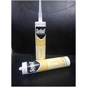 Selsil Silikonize Akrilik Mastik Beyaz 500 gr