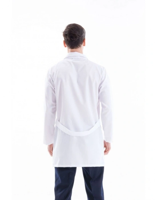 Unisex İş Önlüğü Beyaz
