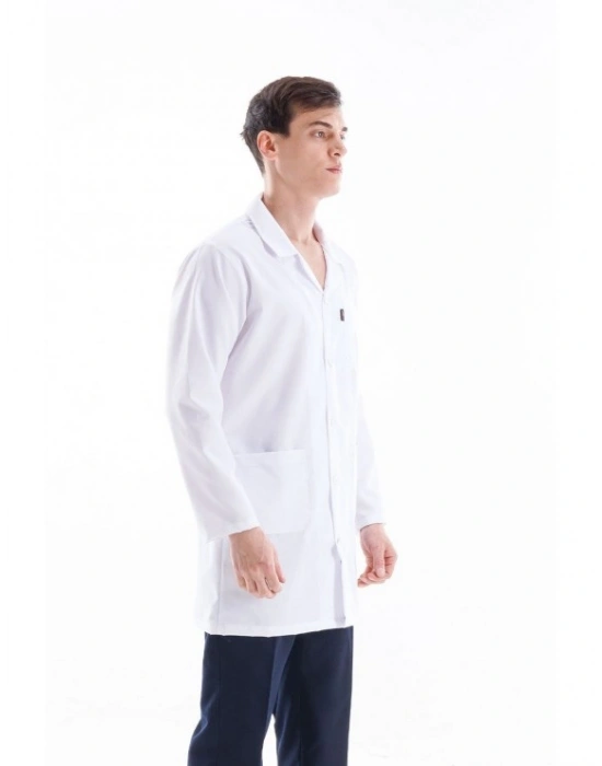 Unisex İş Önlüğü Beyaz