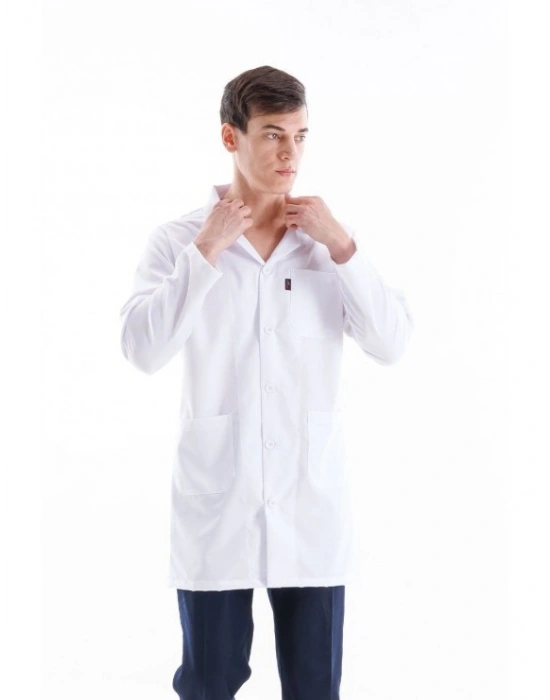 Unisex İş Önlüğü Beyaz