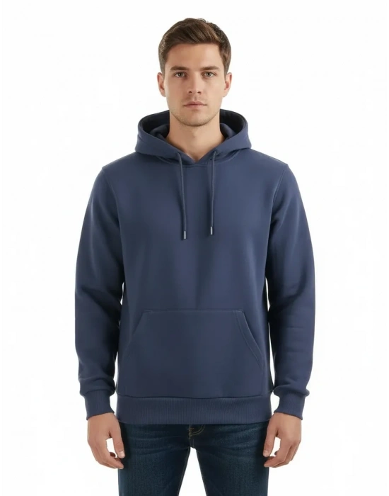 Kapüşonlu Sweatshirt Lacivert