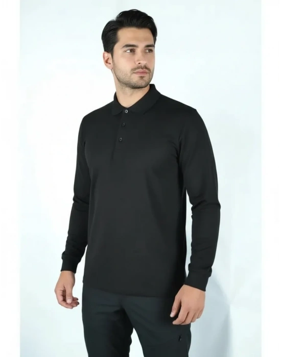 Destekli Kaynakçı Uzun Kollu T-Shirt