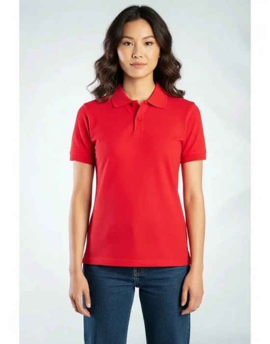 Regular Polo Pike T-Shirt Kırmızı