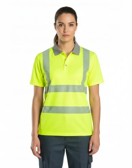Alaska Hi-Vis Polo T-Shirt Neon Sarı