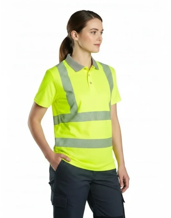 Alaska Hi-Vis Polo T-Shirt Neon Sarı
