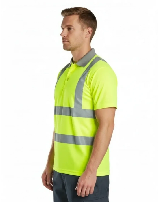 Alaska Hi-Vis Polo T-Shirt Neon Sarı