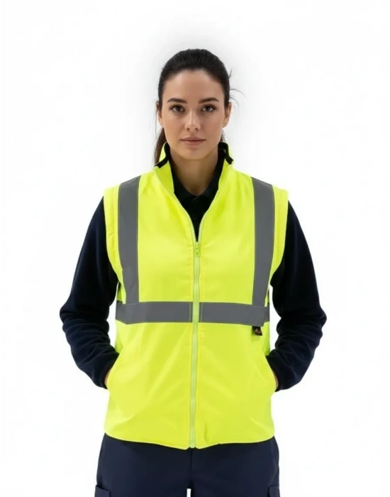 Alaska Hi-Vis 2 in 1 Yelek Neon Sarı