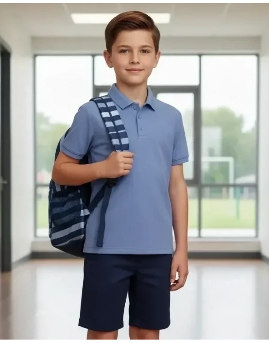 Polo Yaka Okul Tişört