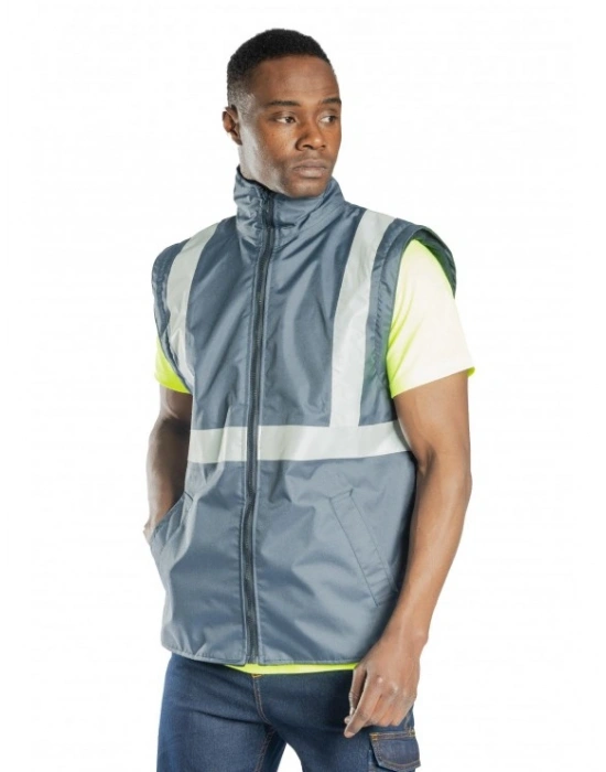 Alaska Hi-Vis 2 in 1 Yelek Lacivert