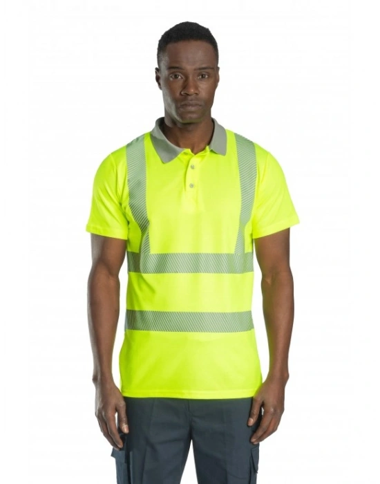 Alaska Hi-Vis Polo T-Shirt Neon Sarı