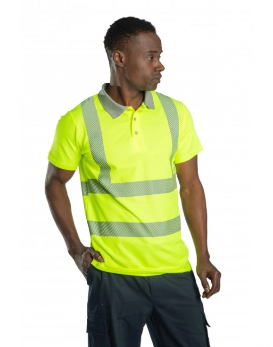 Alaska Hi-Vis Polo T-Shirt Neon Sarı