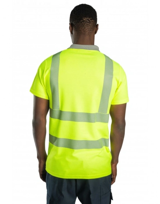 Alaska Hi-Vis Polo T-Shirt Neon Sarı
