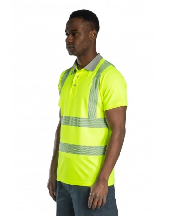 Alaska Hi-Vis Polo T-Shirt Neon Sarı
