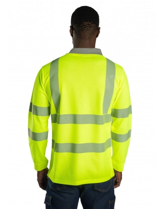 Alaska Hi-Vis Uzun Kollu Polo T-Shirt-Sarı