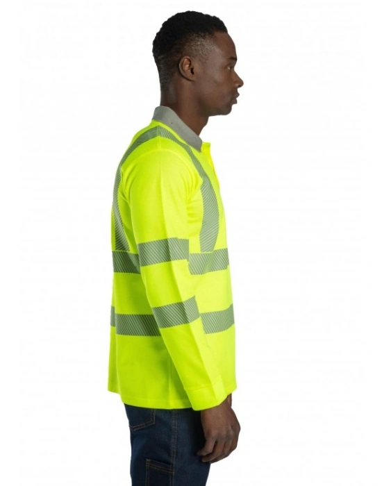 Alaska Hi-Vis Uzun Kollu Polo T-Shirt-Sarı