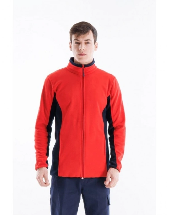 Alp Polar Ceket Kırmızı-Lacivert