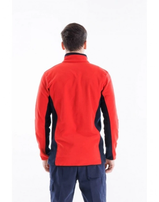 Alp Polar Ceket Kırmızı-Lacivert