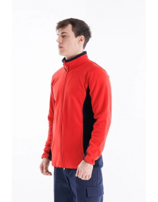 Alp Polar Ceket Kırmızı-Lacivert