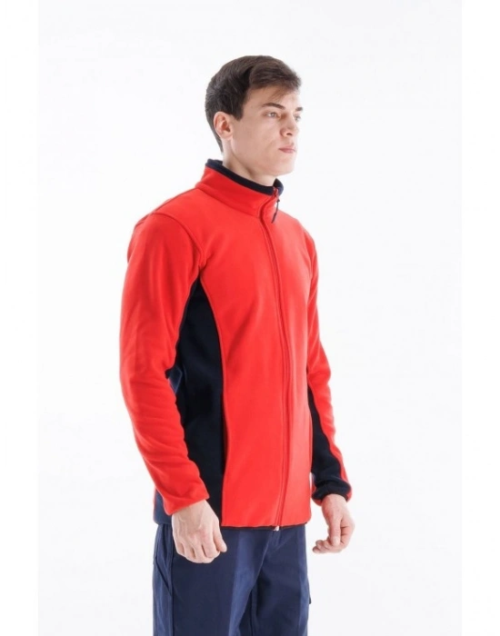 Alp Polar Ceket Kırmızı-Lacivert