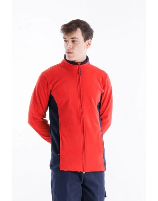 Alp Polar Ceket Kırmızı-Lacivert