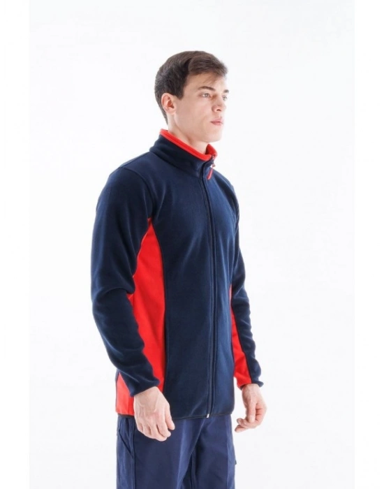 Alp Polar Ceket Lacivert - Kırmızı