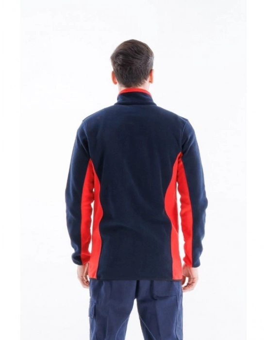 Alp Polar Ceket Lacivert - Kırmızı