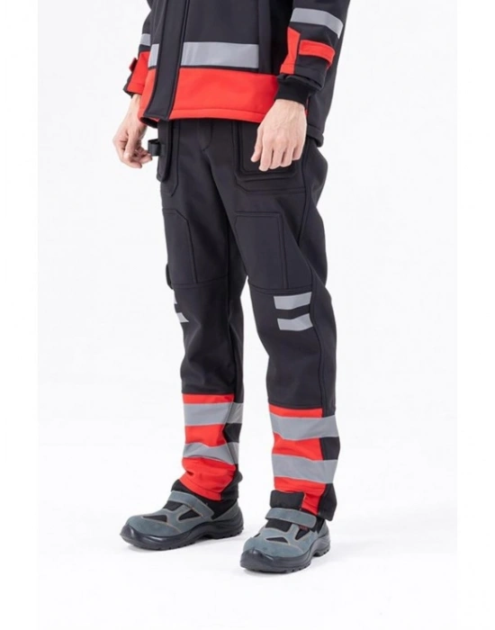 Arrowstar Pantolon Siyah-Kırmızı