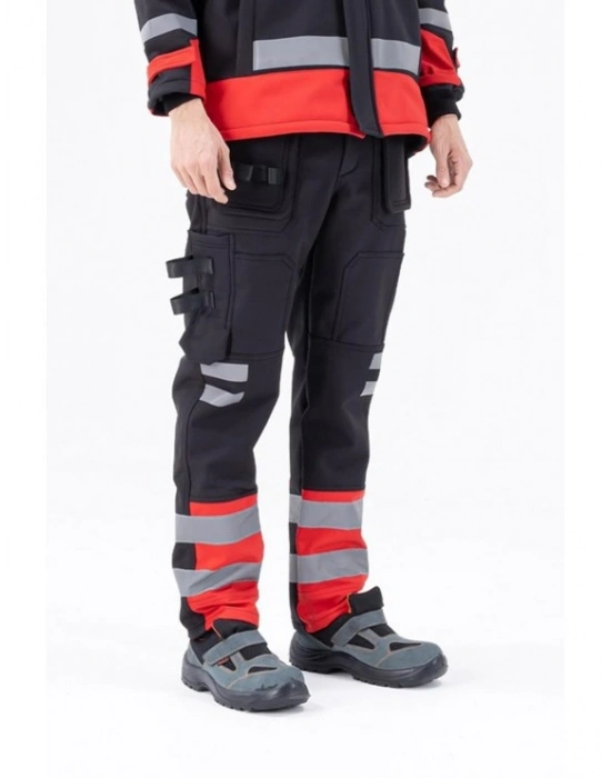 Arrowstar Pantolon Siyah-Kırmızı