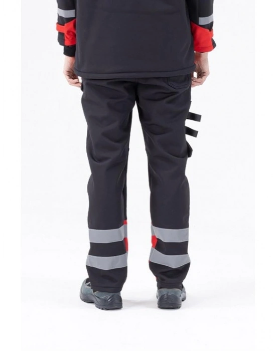 Arrowstar Pantolon Siyah-Kırmızı