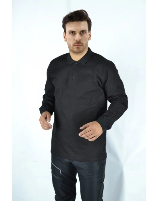 Destekli Kaynakçı Uzun Kollu T-Shirt