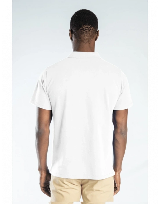Elegans Polo Pike T-Shirt Beyaz
