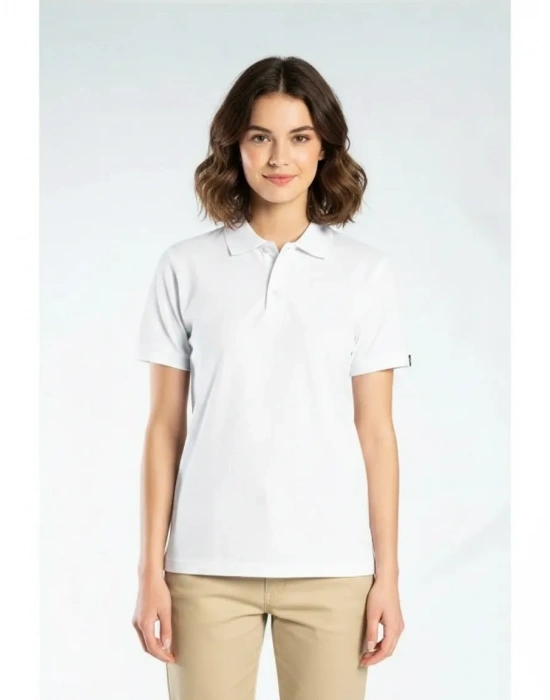Elegans Polo Pike T-Shirt Beyaz