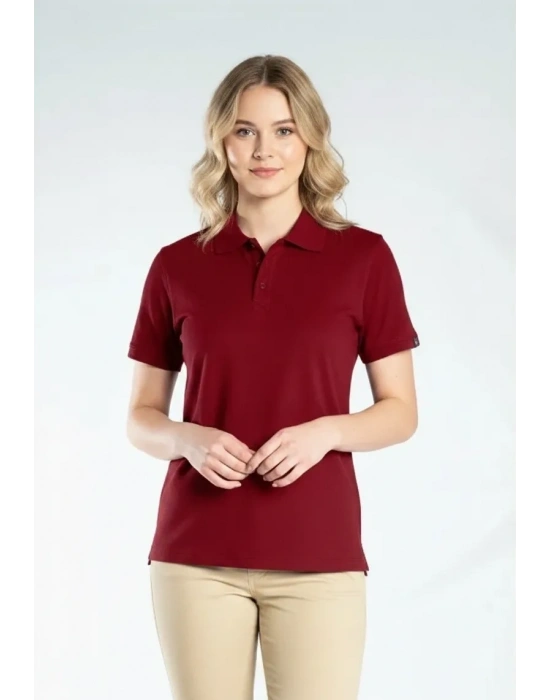 Elegans Polo Pike T-Shirt Bordo