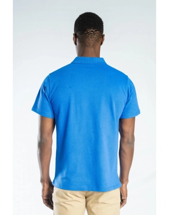 Elegans Polo Pike T-Shirt Saks Mavi