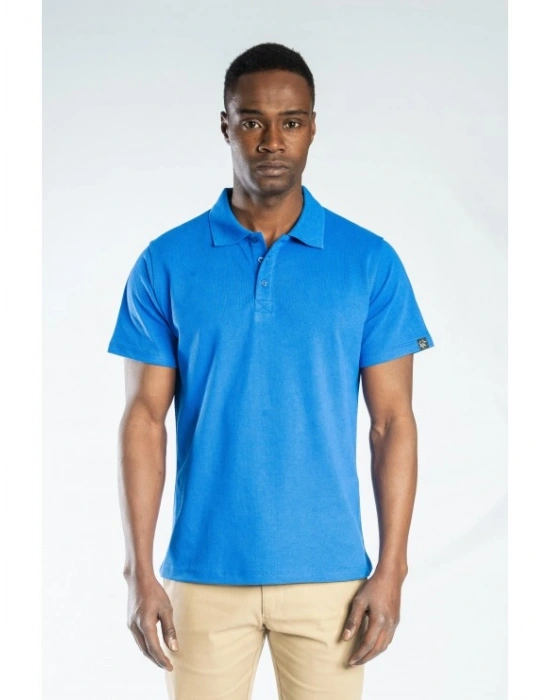 Elegans Polo Pike T-Shirt Saks Mavi
