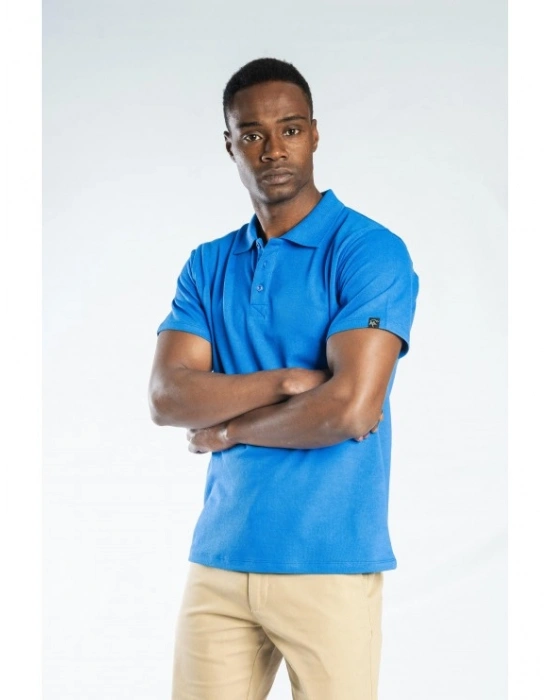 Elegans Polo Pike T-Shirt Saks Mavi