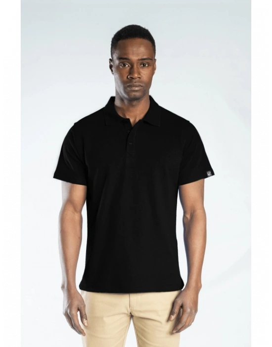 Elegans Polo Pike T-Shirt Siyah