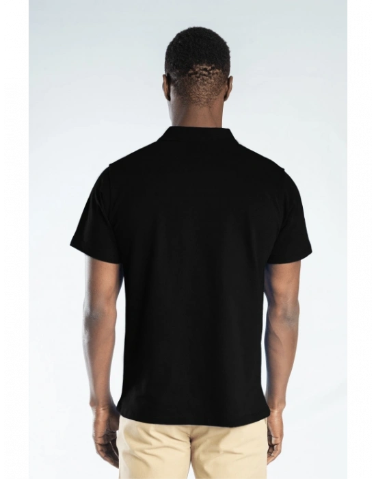 Elegans Polo Pike T-Shirt Siyah