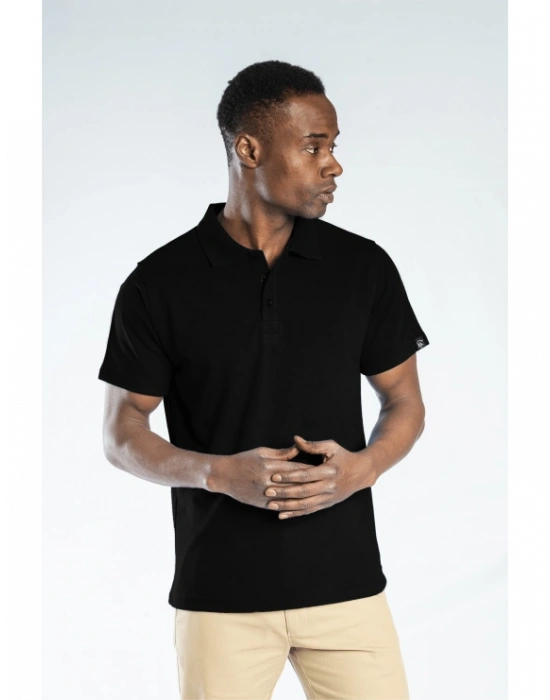 Elegans Polo Pike T-Shirt Siyah