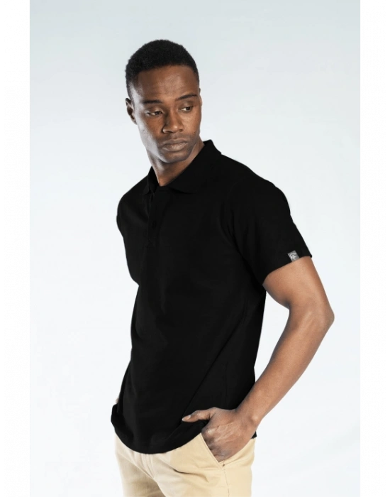 Elegans Polo Pike T-Shirt Siyah