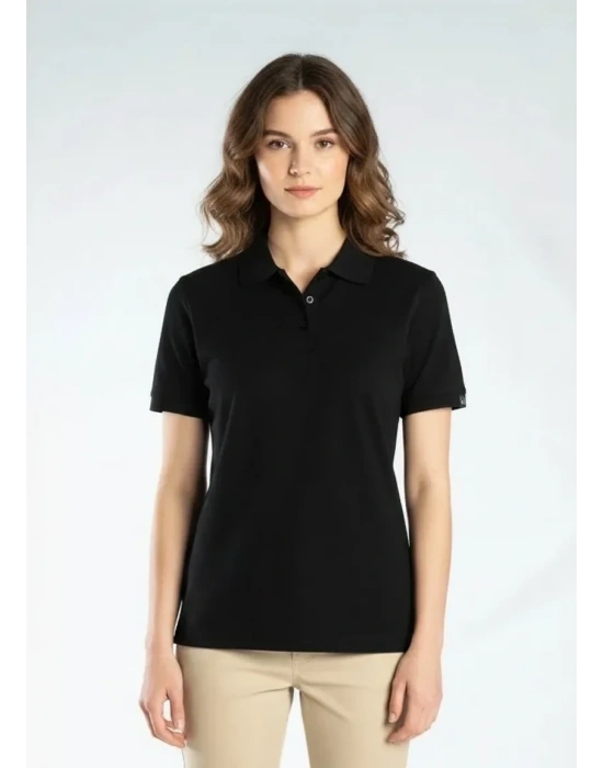 Elegans Polo Pike T-Shirt Siyah