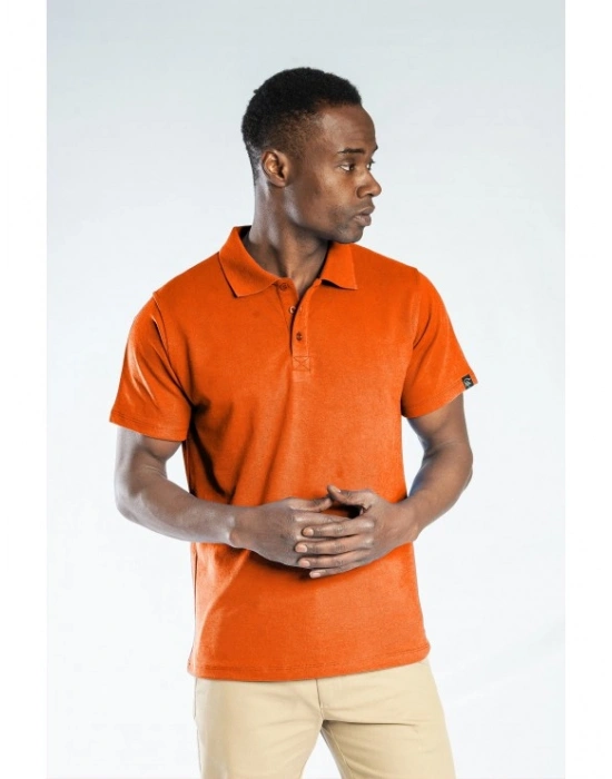 Elegans Polo Pike T-Shirt Turuncu