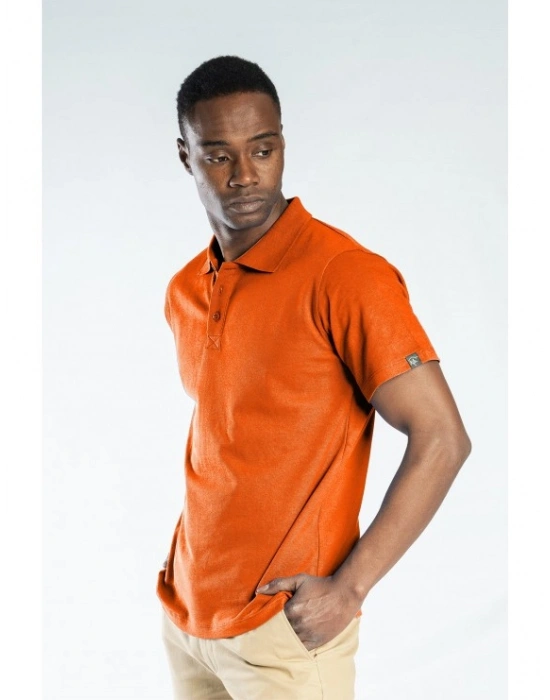 Elegans Polo Pike T-Shirt Turuncu