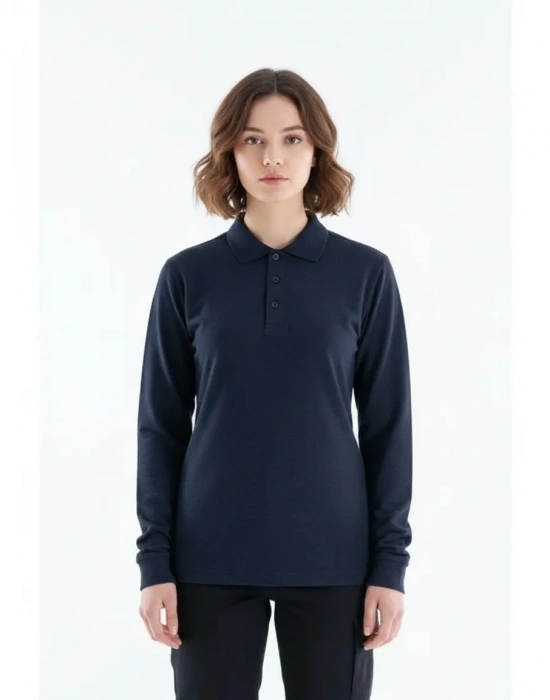 Elegans Polo Sweatshirt Antrasit