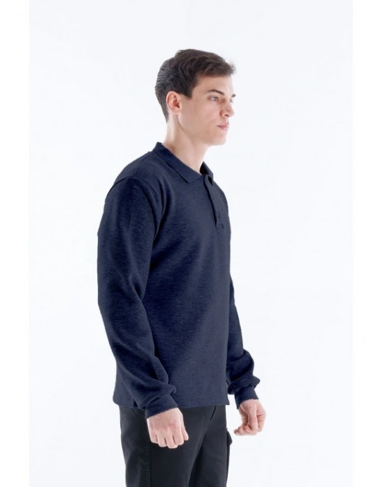 Elegans Polo Sweatshirt Antrasit