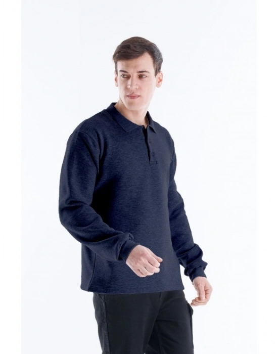 Elegans Polo Sweatshirt Antrasit
