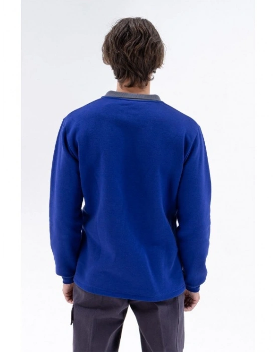 Elegans Polo Sweatshirt Saks Mavi