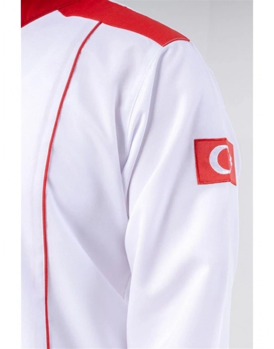 Klasik Aşçı Ceketi Beyaz